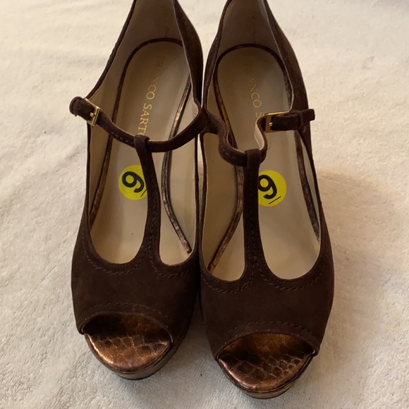 NWOT Franco Sarto wedges - Picture 3 of 7
